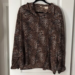 Leopard Print Women's Hoodie